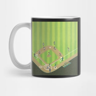 Baseball Players on Diamond Mug